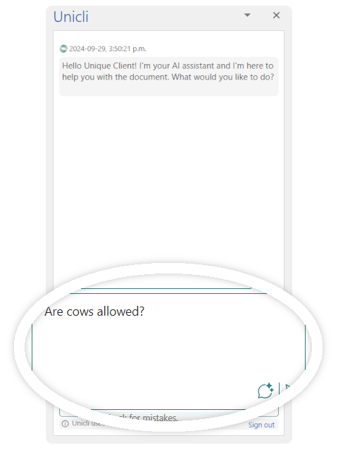 Unicli For Word - 4.1 Chat (v 1.0.8)