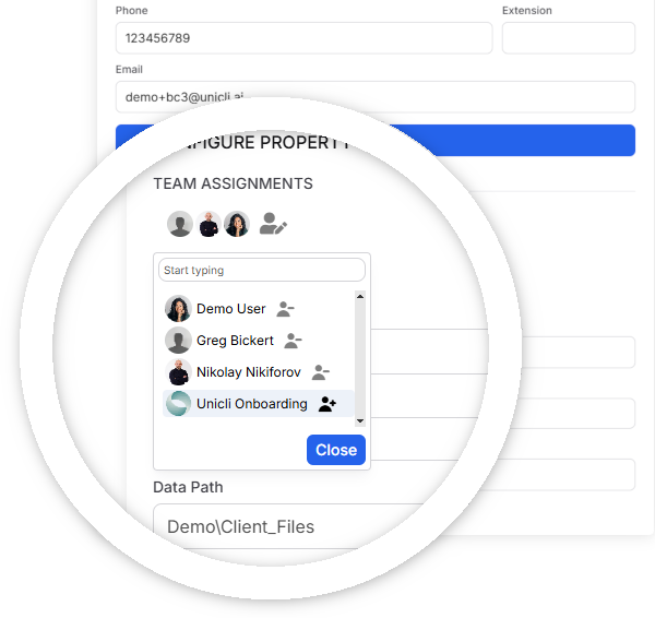 Properties List - Edit Property (Team Assignments)2