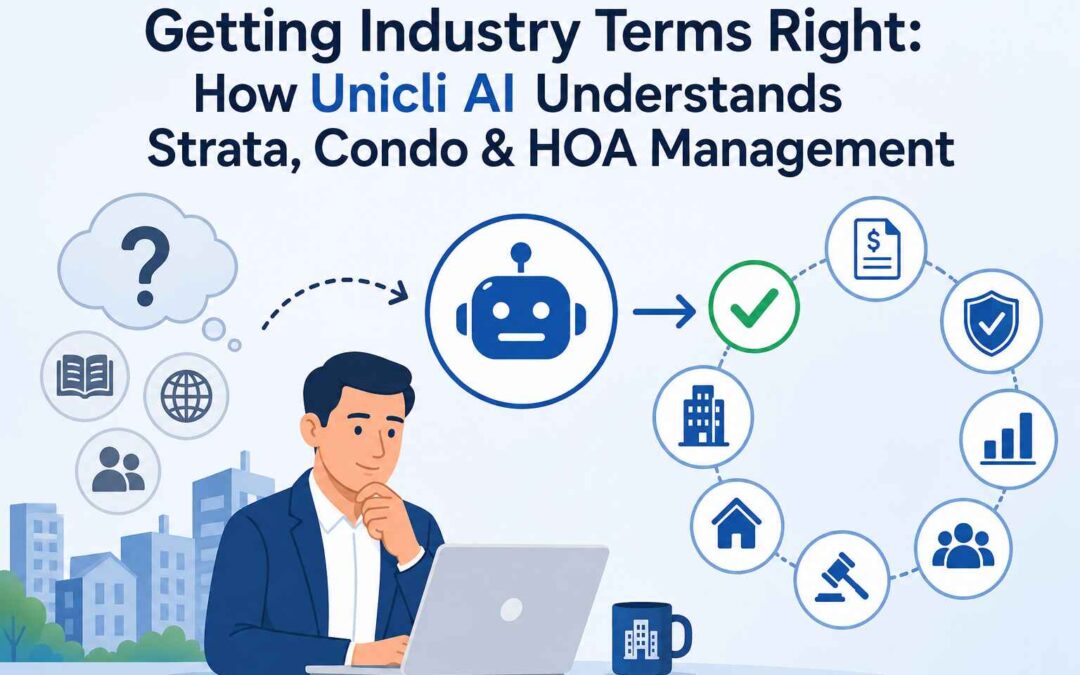 Getting Industry Terms Right: How Unicli AI Understands Strata, Condo & HOA Management